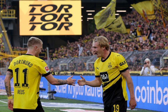Dortmund vann góðan sigur í dag.