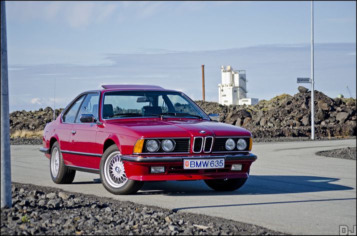 BMW 635 bíllinn er orðinn að fornbíl, enda 27 ára.