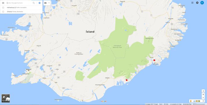 Á myndinni má sjá staðsetningu félagsheimilanna sem Lögreglan á Suðurlandi hefur opnað fyrir ferðalanga sem ekki hafa í önnur hús að vernda.