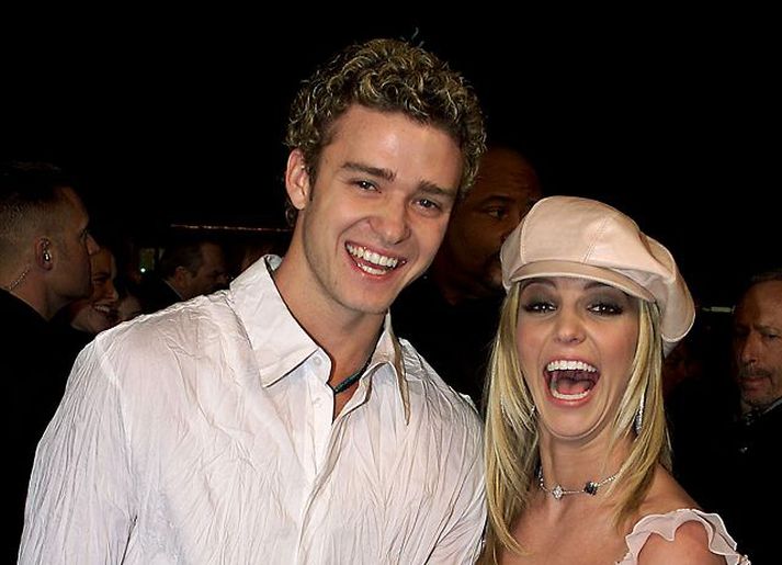Justin og Britney á frumsýningu myndarinnar Crossroads árið 2002.