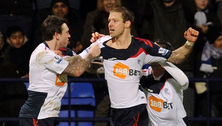 Grétar Rafn Steinsson í leik með Bolton.