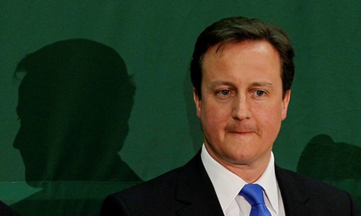 David Cameron virðist hafa sigrað kosningarnar. Mynd/ AFP.