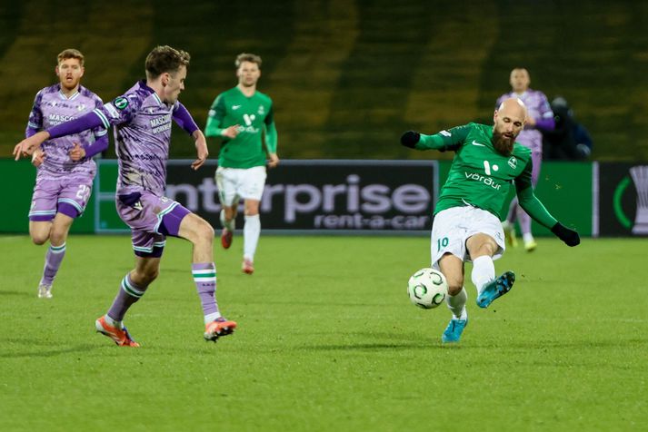 Kristinn Jónsson innsiglaði sigur Blika með skoti af löngu færi.