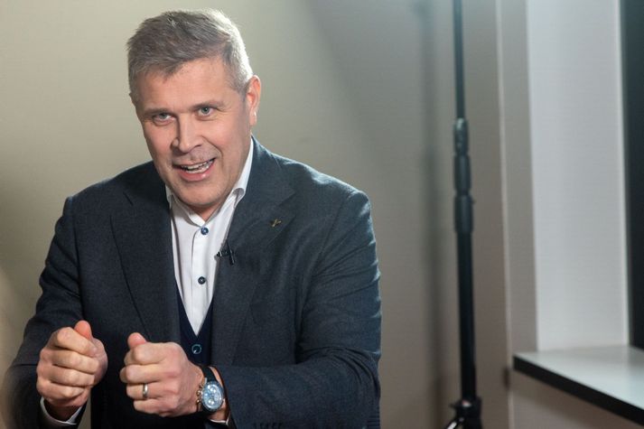Bjarni Benediktsson formaður Sjálfstæðisflokksins segir ekki hægt að lesa neinn vinstri sigur úr niðurstöðum kosninganna.
