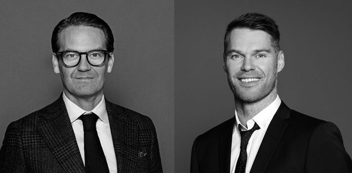 Óttar Helgason og Jón Arnór Stefánsson.