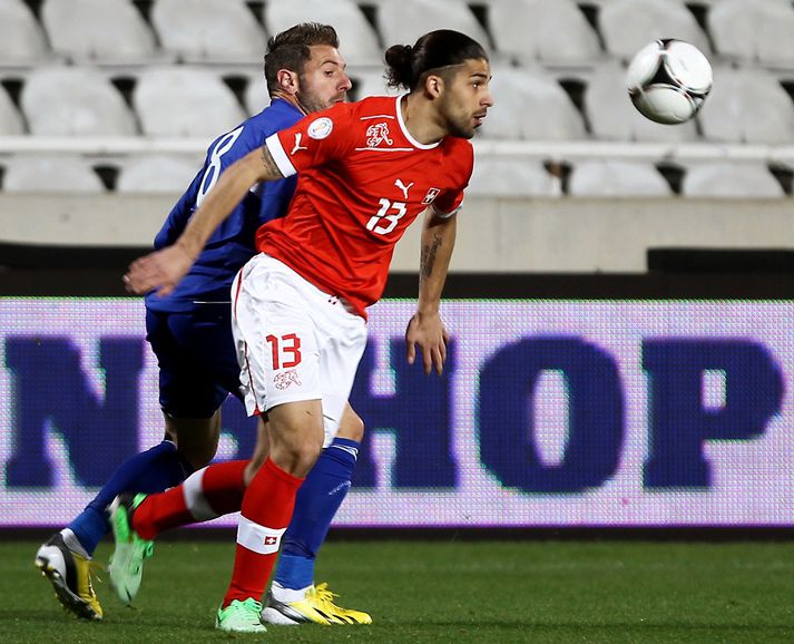 Úr leik liðanna í dag.