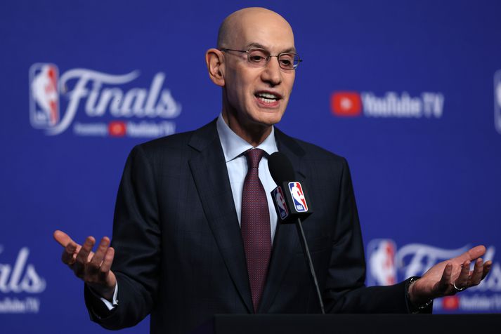 Adam Silver er æðsti prestur innan NBA. 