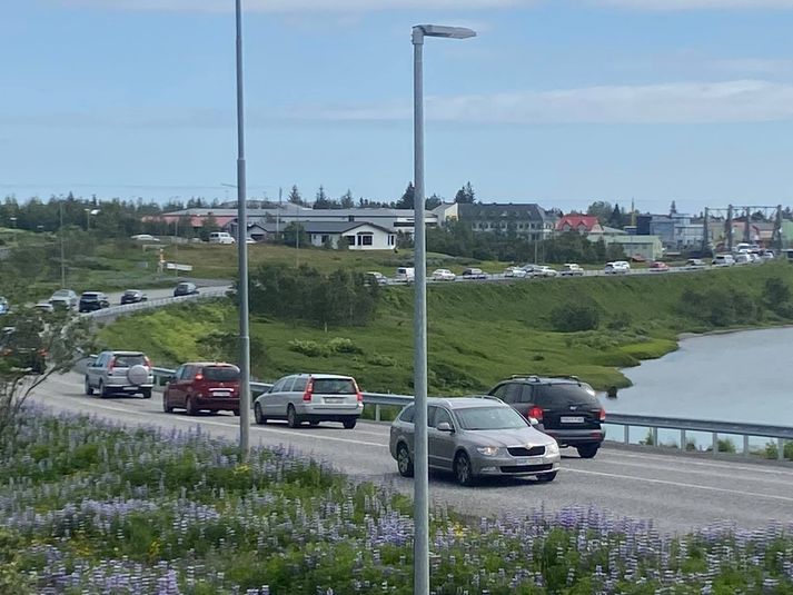 Umferðarmet var slegið í júlí.