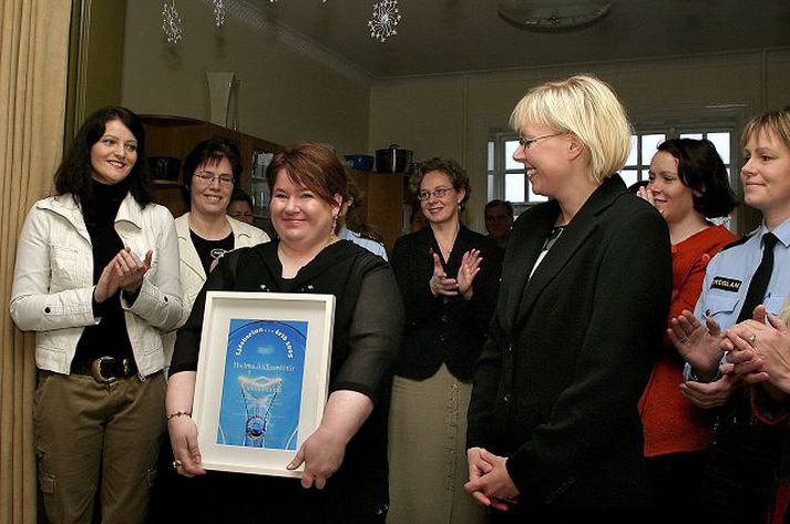 Ljósberi ársins 2005. Thelma Ásdísardóttir valin Ljósberi ársins í gær.