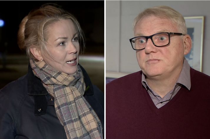 Kristín María Birgisdóttir er fyrrverandi formaður bæjarráðs og Árni Þór Sigurðsson er formaður Grindavíkurnefndar.