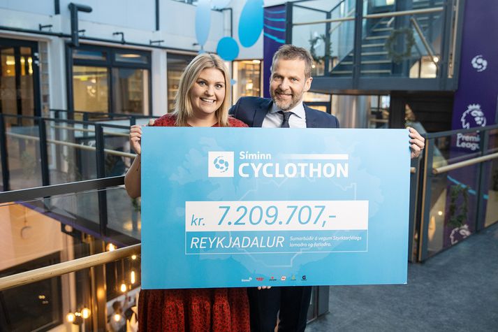 Síminn tekur við Cyclothon og hefur afhent Reykjadal öll þau áheit sem söfnuðust í WOW Cyclothon á árinu.