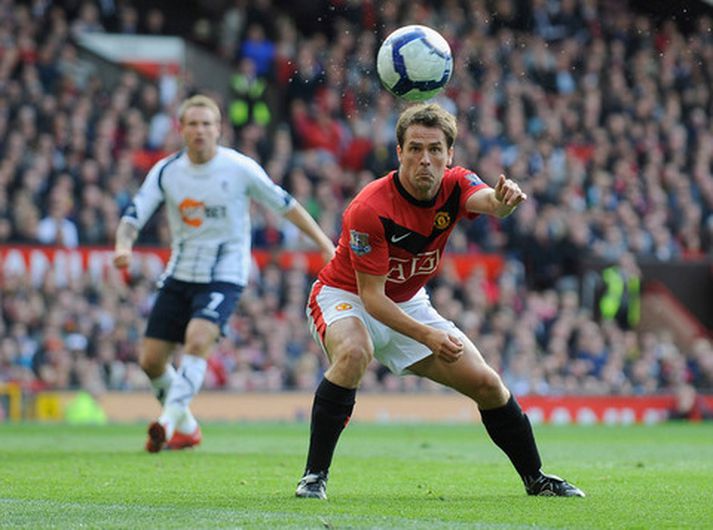 Michael Owen var í byrjunarliði United í dag.