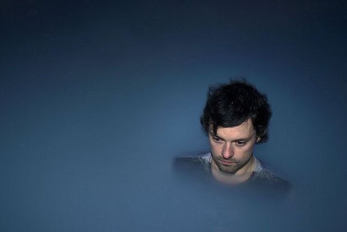 Margeir Slappar af í Lóninu.