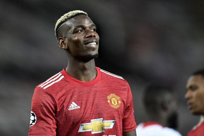 Paul Pogba hefur ekki fundið taktinn hjá Manchester United en skoraði þó flott mark um síðustu helgi.