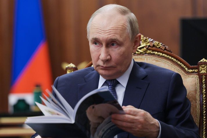 Vladimír Pútín, forseti Rússlands.