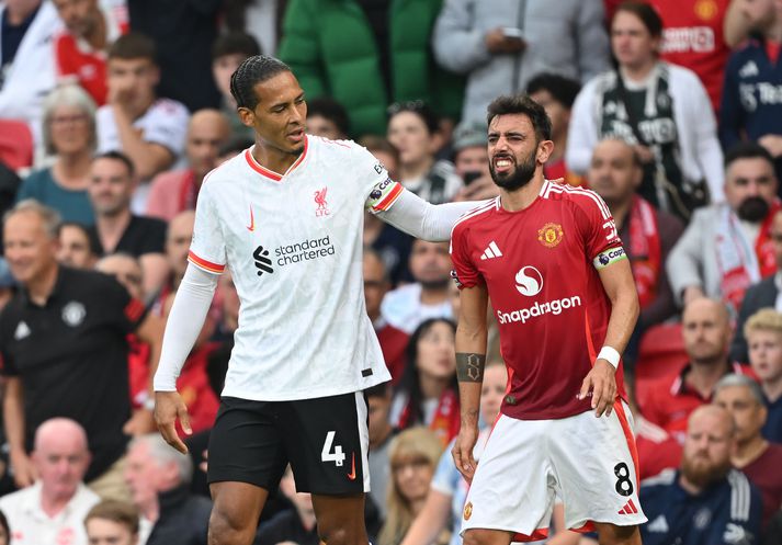 Liverpool og Manchester United mætast á Old Trafford í dag. 