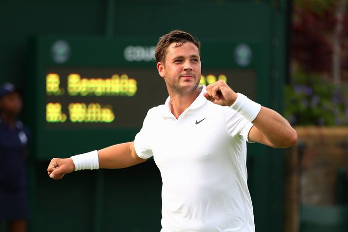 Marcus Willis er í 772. sæti heimslistans en mætir Roger Federer, er í því þriðja, í annarri umferð Wimbledon-mótsins á morgun.