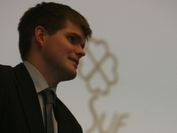 Sigurjón Norberg Kjærnested, nýkjörinn formaður SUF, segir brýnt að leita sértækra leiða við lausnir á atvinnumálum ungs fólks. Mynd/ Vefur SUF.