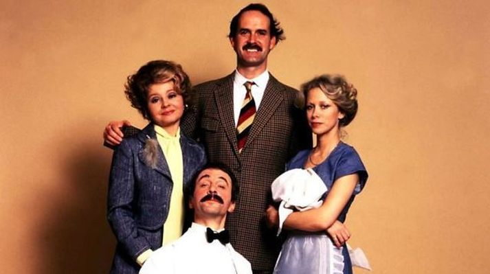 Fawlty Towers var fyrst sýndur á áttunda áratug síðustu aldar og er einn vinsælasti gamanþáttur sögunnar.