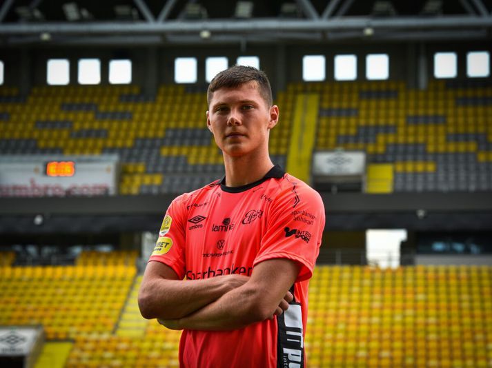 Hákon Rafn stóð á milli stanganna hjá Elfsborg í dag og fékk á sig eitt mark