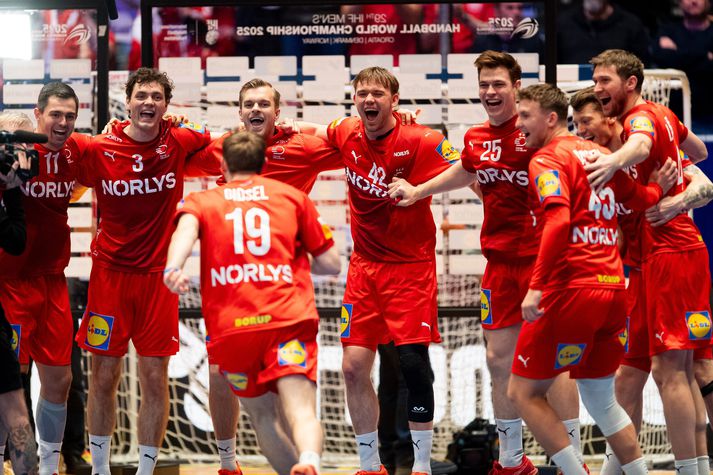 Það hefur verið rosalega gaman hjá danska handboltalandsliðinu á síðustu fjórum heimsmeistaramótum.