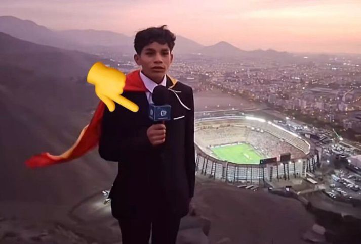 Cliver Huaman Sanchez er með Instagram-síðuna Pol Deportes sem hefur safnað fylgjendum síðustu dagana.