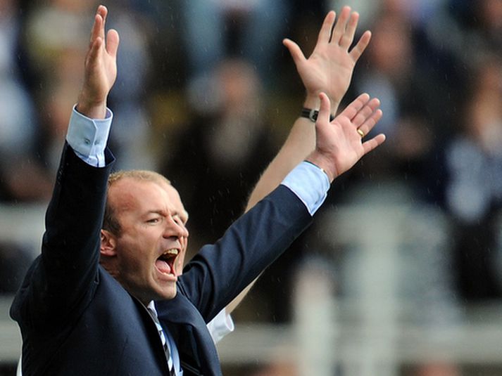 Alan Shearer, stjóri Newcastle.