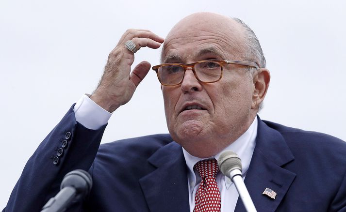 Rudy Giuliani, lögmaður Donalds Trumps, Bandaríkjaforseta.
