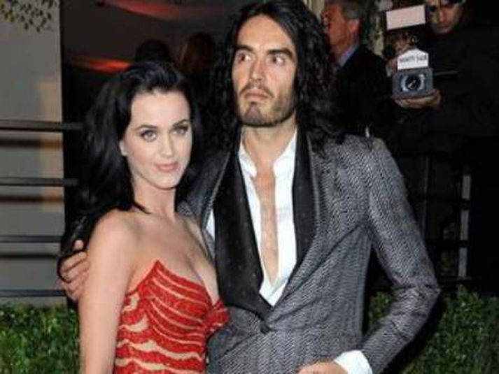 Katy Perry og Russell Brand.