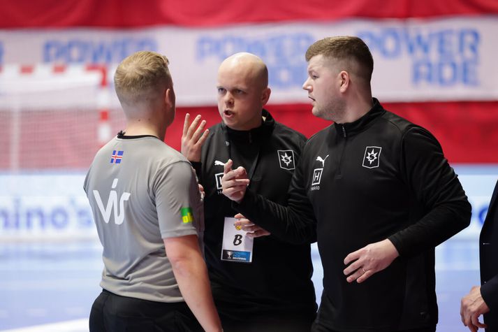 Arnar Daði Arnarsson og Hrannar Guðmundsson fóru með Stjörnuna í úrslitaleik Powerade-bikarsins á síðustu leiktíð.