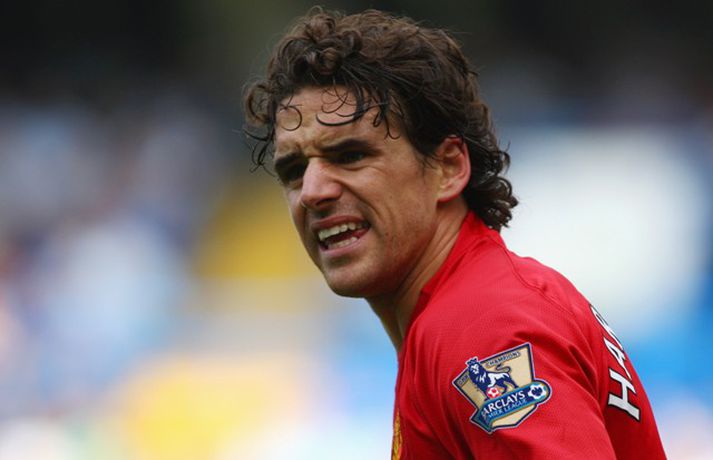 Owen Hargreaves í leik með Man. Utd.