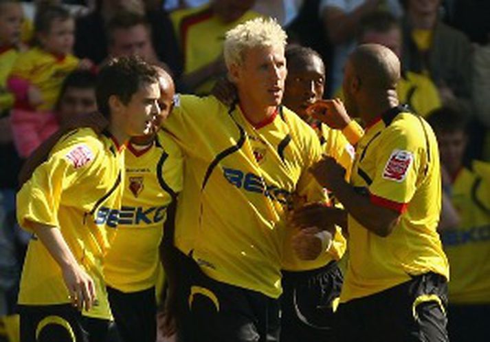 Glókollurinn Henderson hefur skorað 5 mörk í 3 leikjum fyrir topplið Watford