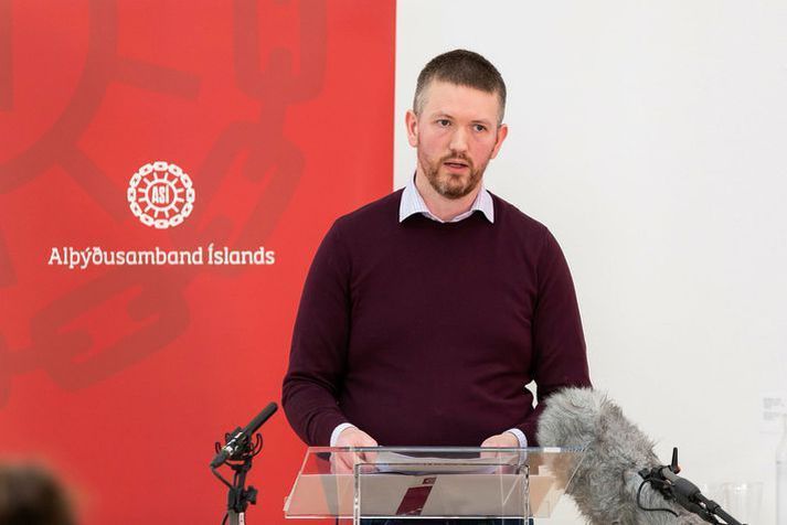 Kristján Þórður Snæbjarnarson tók í morgun við embætti forseta Alþýðusamband Íslands.