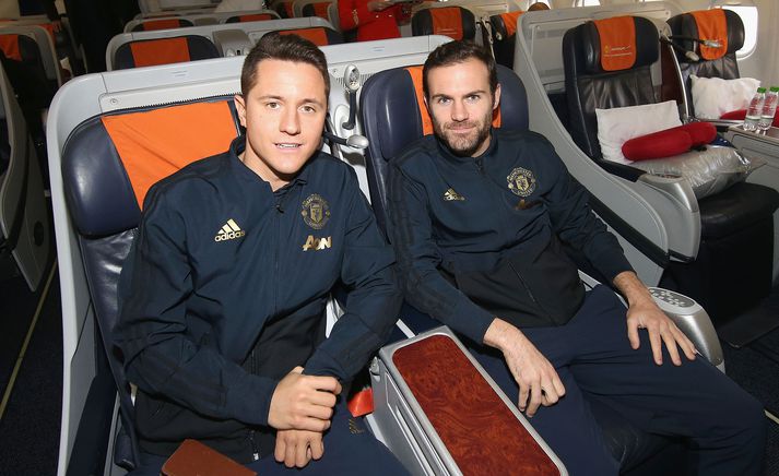 Herrera og Mata hafa báðir verið hjá United síðan 2014.