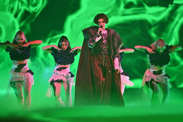 Marko Bošnjak söng lagið Poison Cake fyrir hönd Króatíu í Eurovision í Basel.