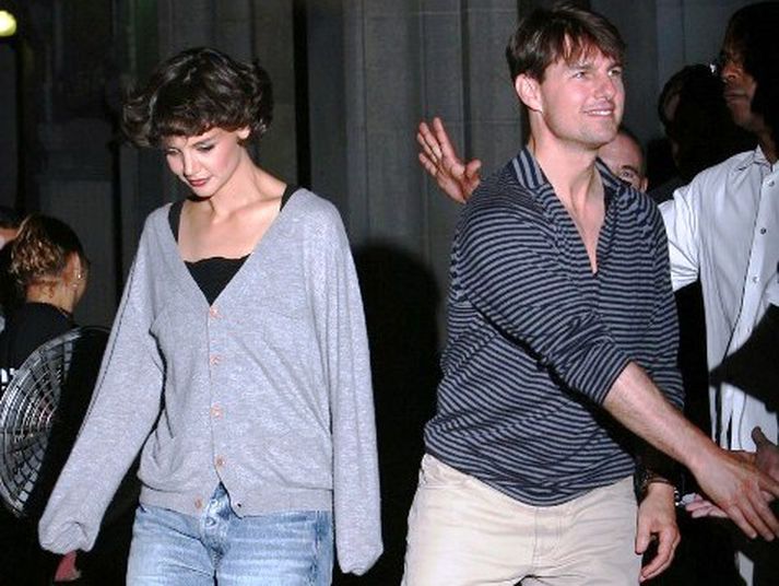 Katie Holmes og Tom Cruise.