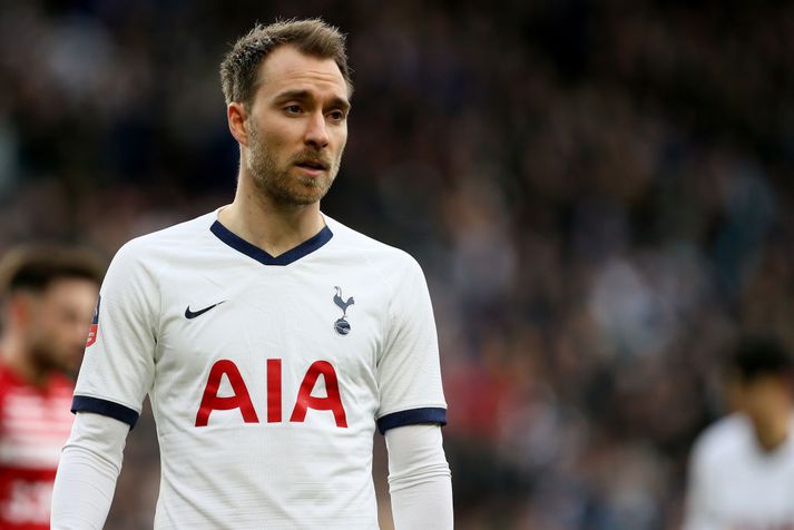 Eriksen í leik Tottenham á dögunum.