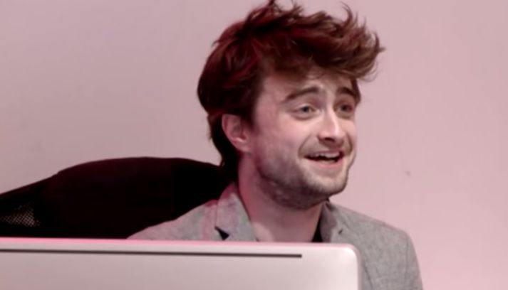 Daniel Radcliffe í móttöku Nylon-tímaritsins.