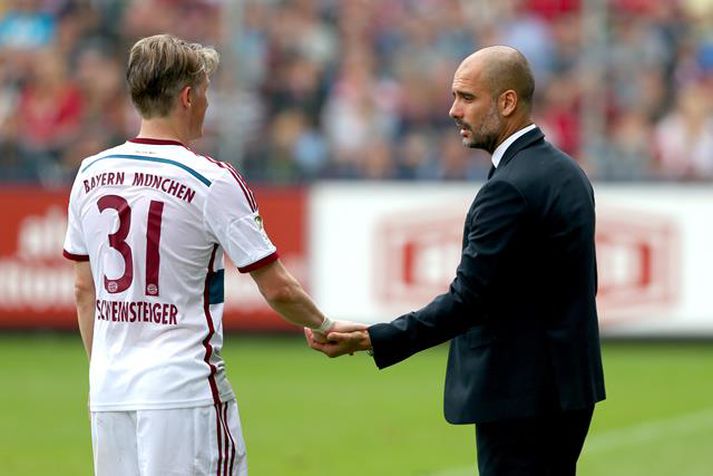 Schweinsteiger hefur verið orðaður við brottför frá Bayern München.