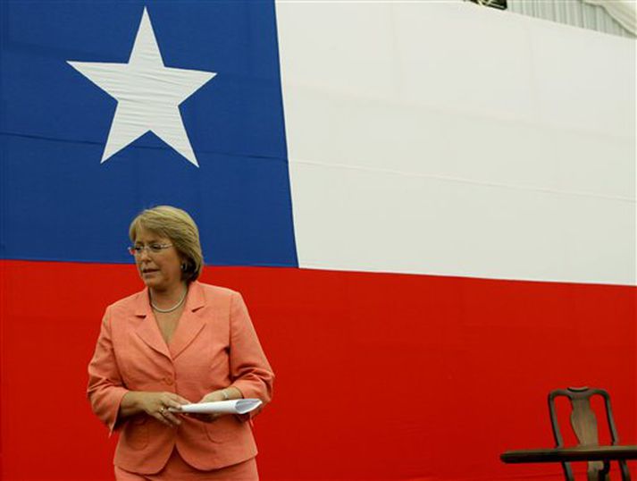 Michelle Bachelet, nýkjörinn forseti Chile.