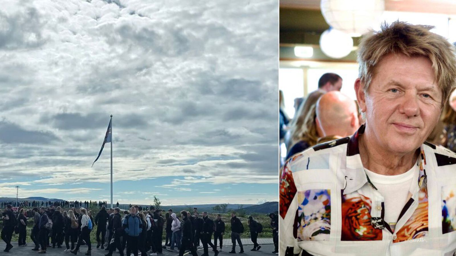 Fólk streymi inn í þjóð­garðinn í rjómablíðu