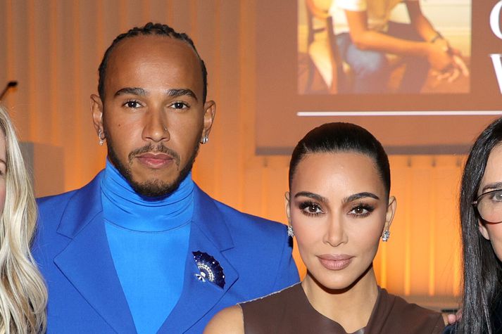 Lewis Hamilton og Kim Kardashian eru sögð nýjasta ofurparið.