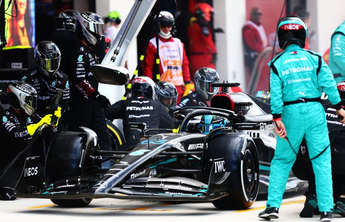 Mercedes hefur ekki riðið feitum hesti í upphafi tímabils Formúlu 1