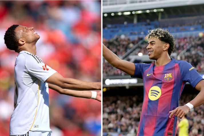 Real Madrid og Barcelona munu klæðast sínum venjulegum treyjum um helgina. 