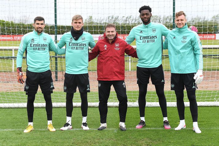 Mathew Ryan (lengst til vinstri) er nýjasti leikmaður FC Kaupmannahafnar en Rúnar Alex Rúnarsson (við hlið hans) var orðaður við félagið eftir að markvörður þess meiddist illa.