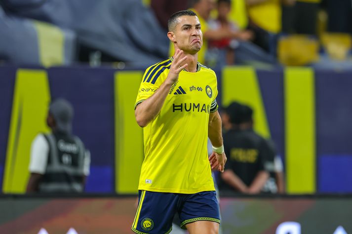Cristiano Ronaldo hefur skorað 982 mörk á ferlinum samkvæmt sádíarabísku deildinni.