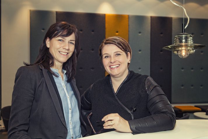 Dröfn Guðmundsdóttir, mannauðsstjóri Nýherja, og Hulda Bjarnadóttir, framkvæmdastjóri FKA.