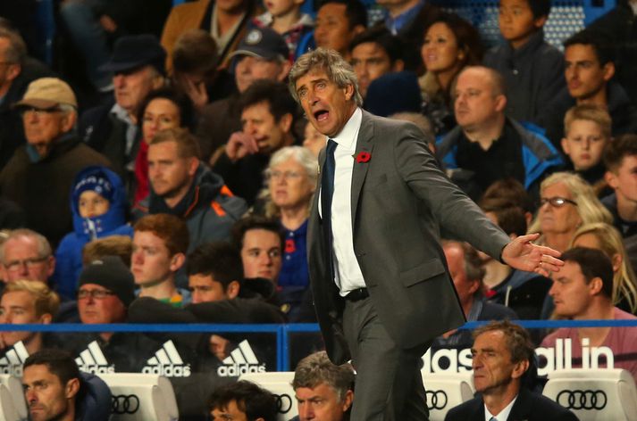 Pellegrini á hliðarlínunni í dag.