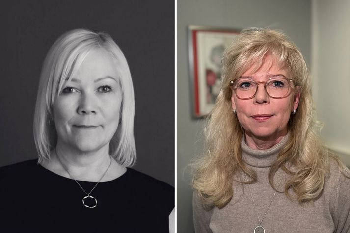 Sædís Ósk Harðardóttir og Berglind Gunnarsdóttir.