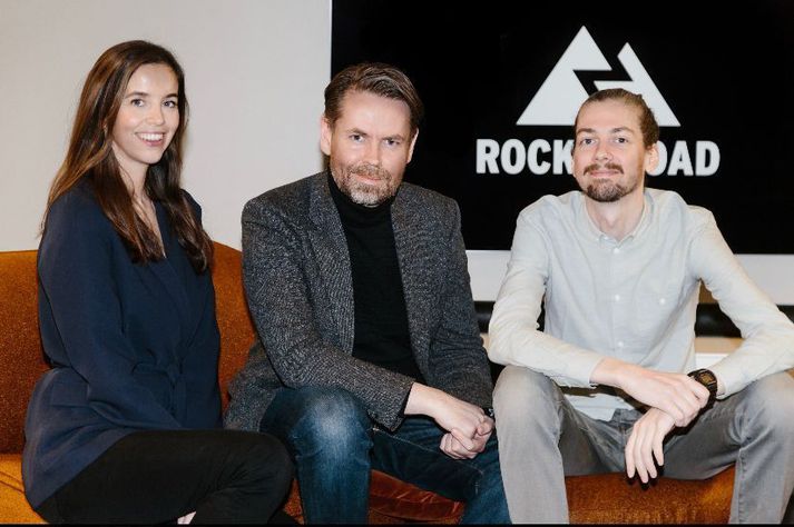 Vala Halldórsdóttir, Þorsteinn B. Friðriksson og Sveinn Davíðsson, stofnendur Rocky Road.